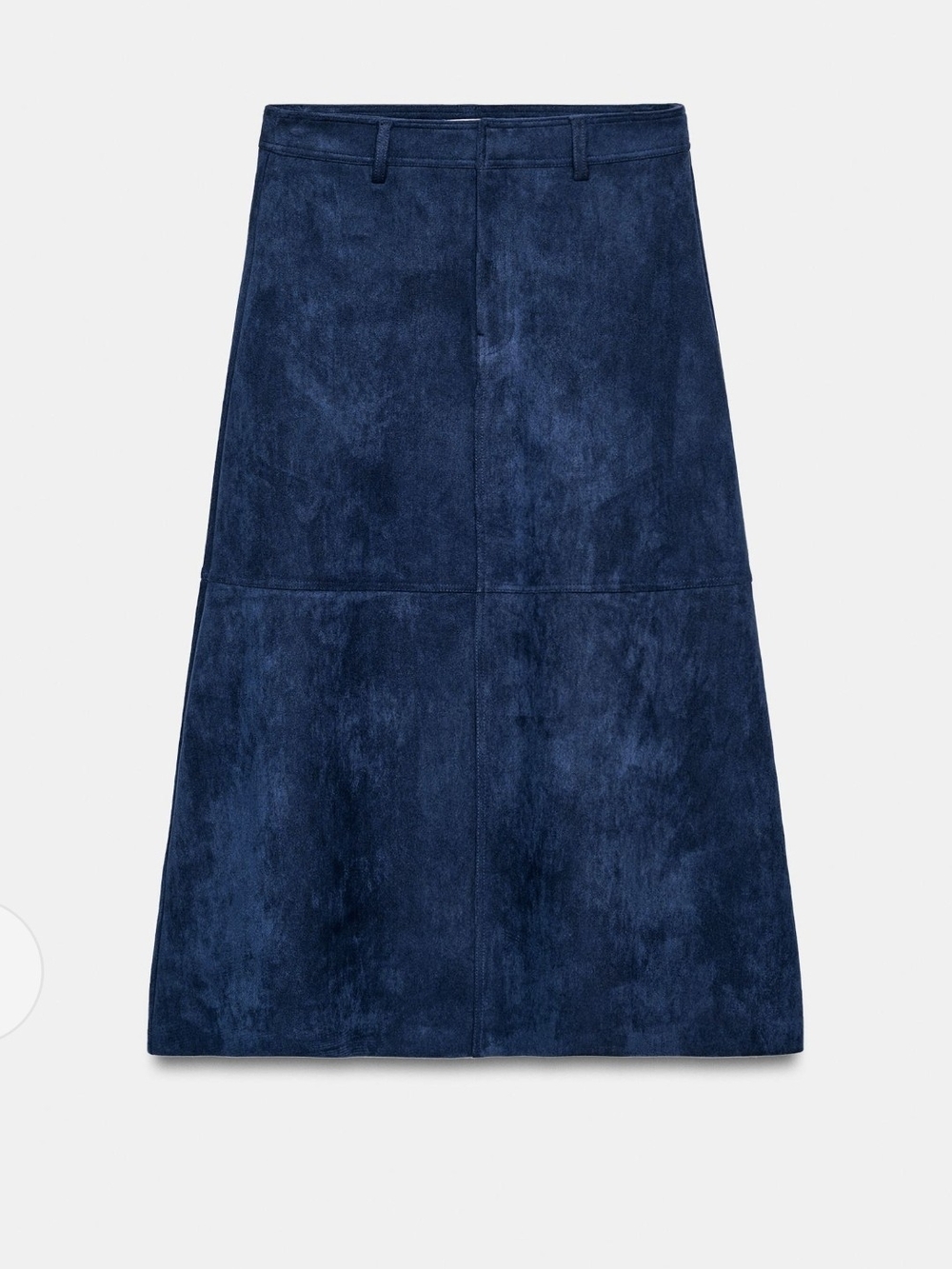 Zara FAUX SUEDE CAPE SKIRT (M)